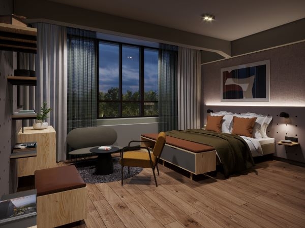 Scandic Helsinki Hubissa on perinteisten kokoustilojen lisäksi rentoja ja inspiroivia tapaamis- ja coworking-tiloja.