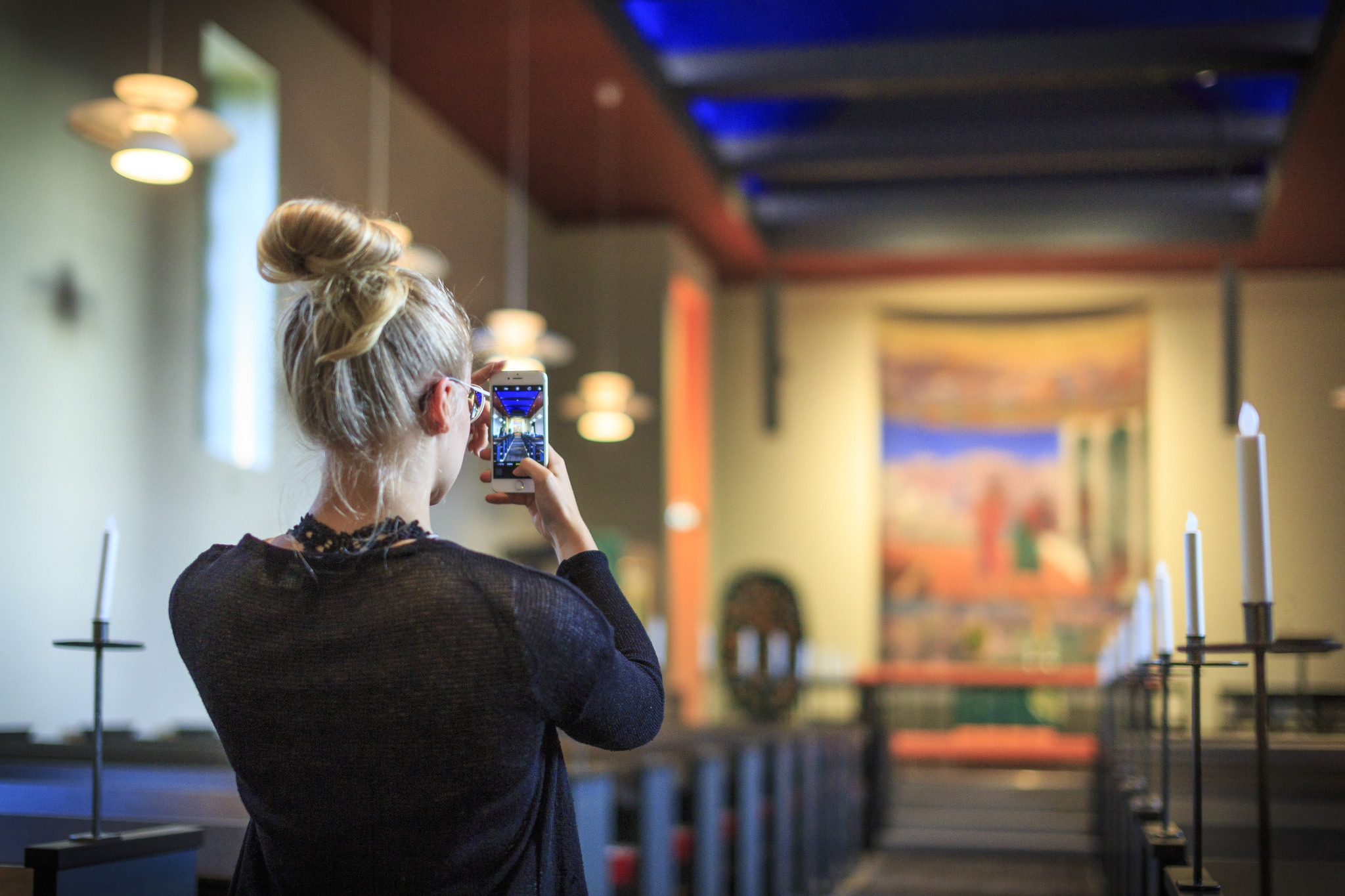 Alvar Aalto -viikon tapahtumat levittäytyvät Jyväskylän ja lähiseudun Aalto-kohteisiin. Kuvassa Alvar Aallon suunnittelema Muuramen kirkko (1926-29).