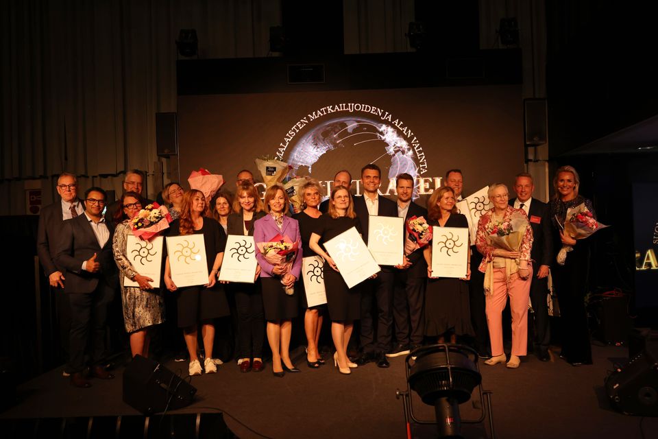 Suomen ensimmäiset Grand Travel Awardit jaettiin Helsingissä. Kuva Nordic Marketing Consultants Oy 